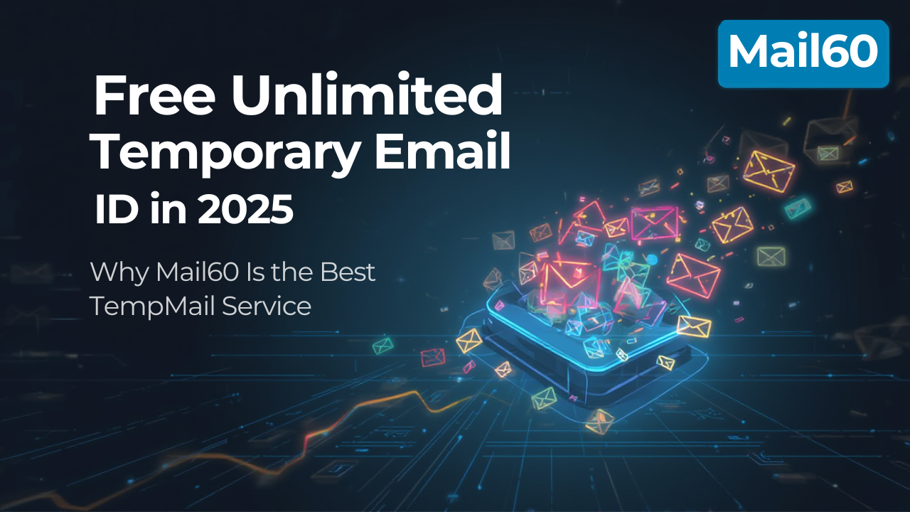 Free Unlimited Temporary Email ID in 2025 | Why Mail60 Is the Best TempMail Service