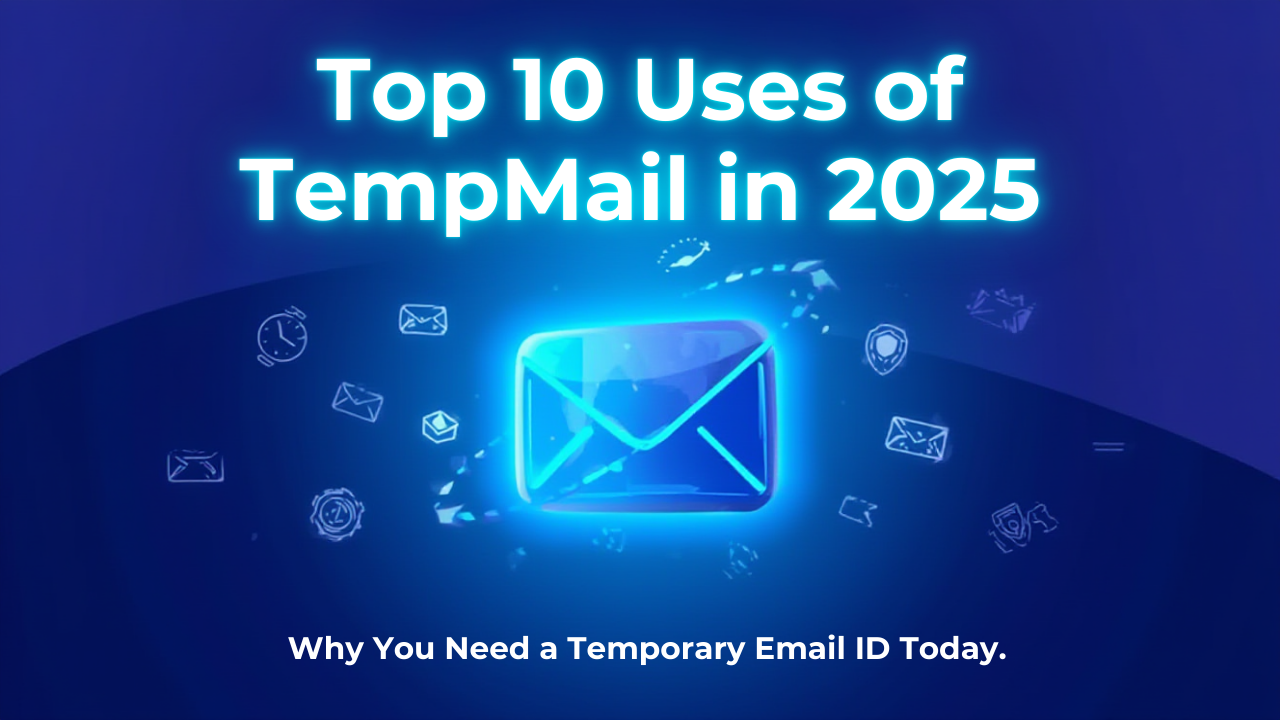 Top 10 Uses of TempMail in 2025 | Why You Need a Temporary Email ID Today